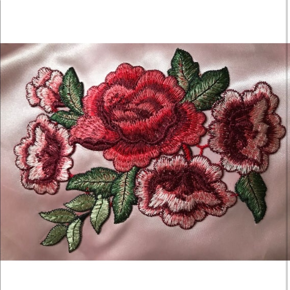 Iron on Rose Patch